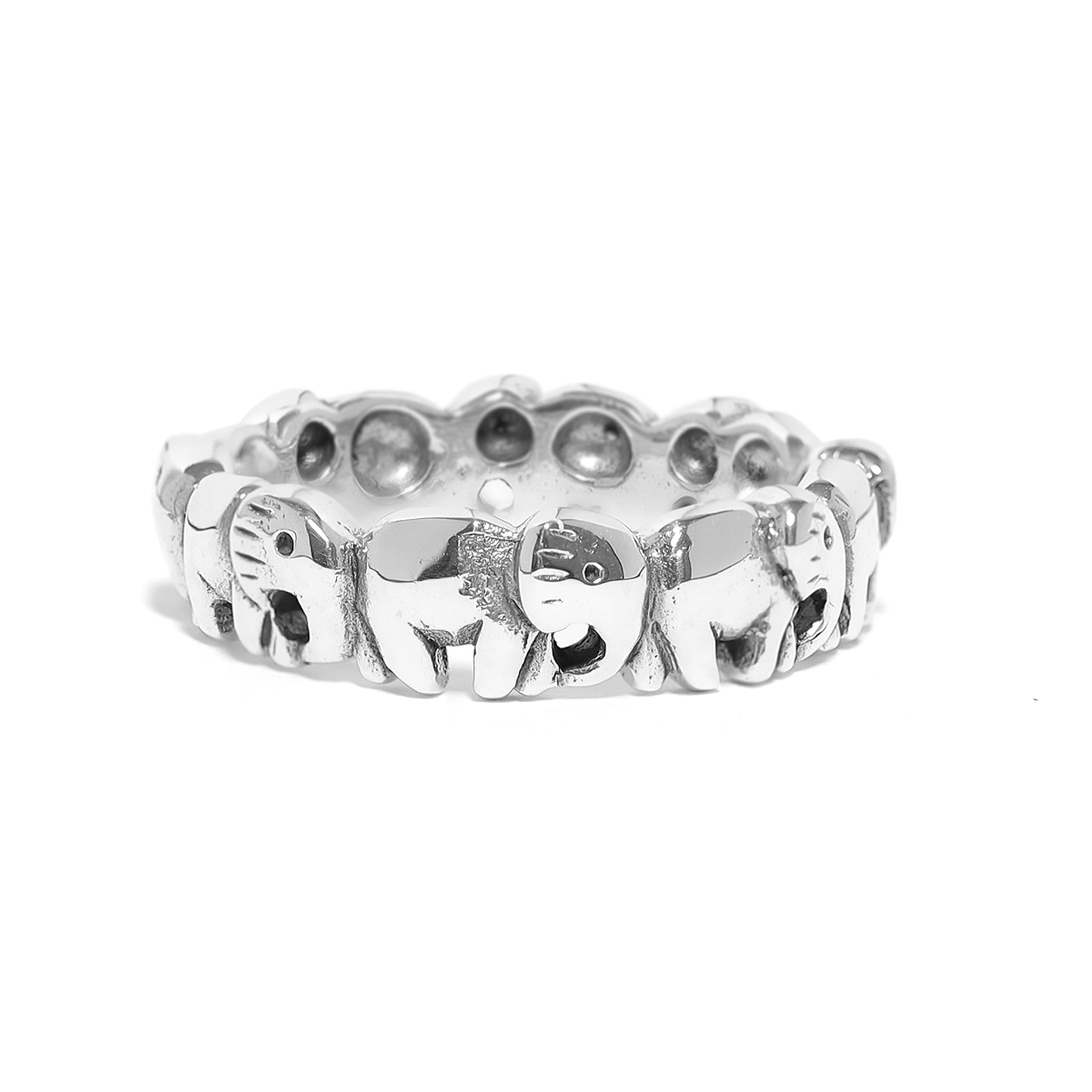 Sterling Silver Elephant Ring / SSR0220