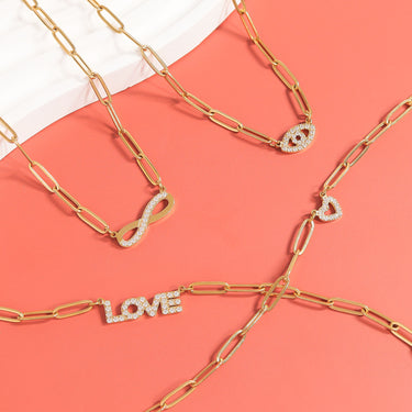 love necklace and bracelet set