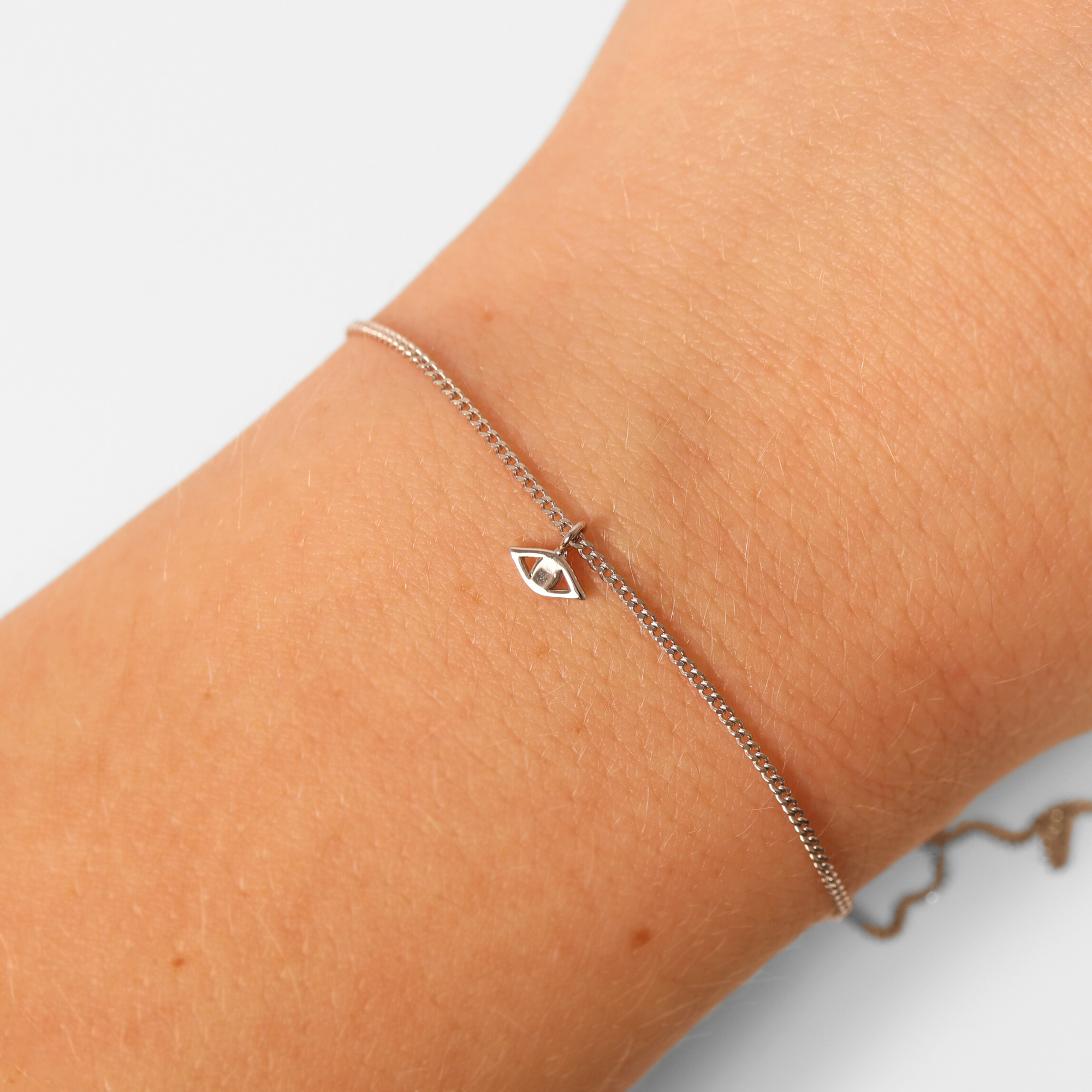 Permanenter Schmuck .925 Sterling Silber Evil Eye Charm/PMJ3008