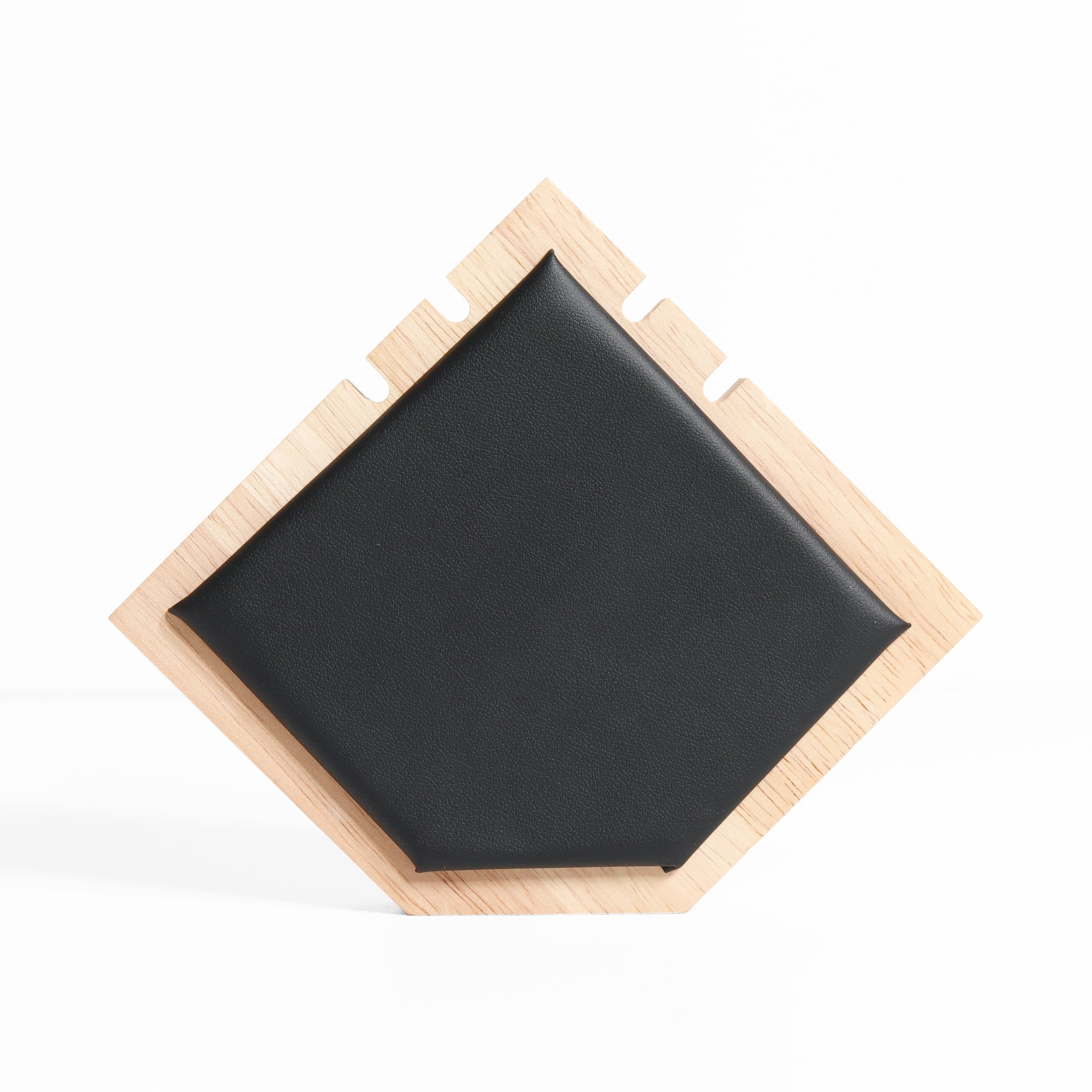 Natural Wood 2 Fit Triangle Necklace Display / DSP0034