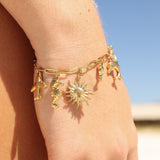 18K Gold PVD Stainless Steel Seahorse Charm