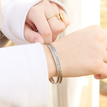 Affirmations Engraved Bracelets