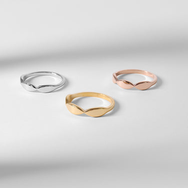 Stainless Steel Sculpted Blank Engravable Ring Lifestyle
