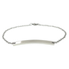 Blank Stainless Steel Curved Bar Bracelet/Anklet / BRJ9030
