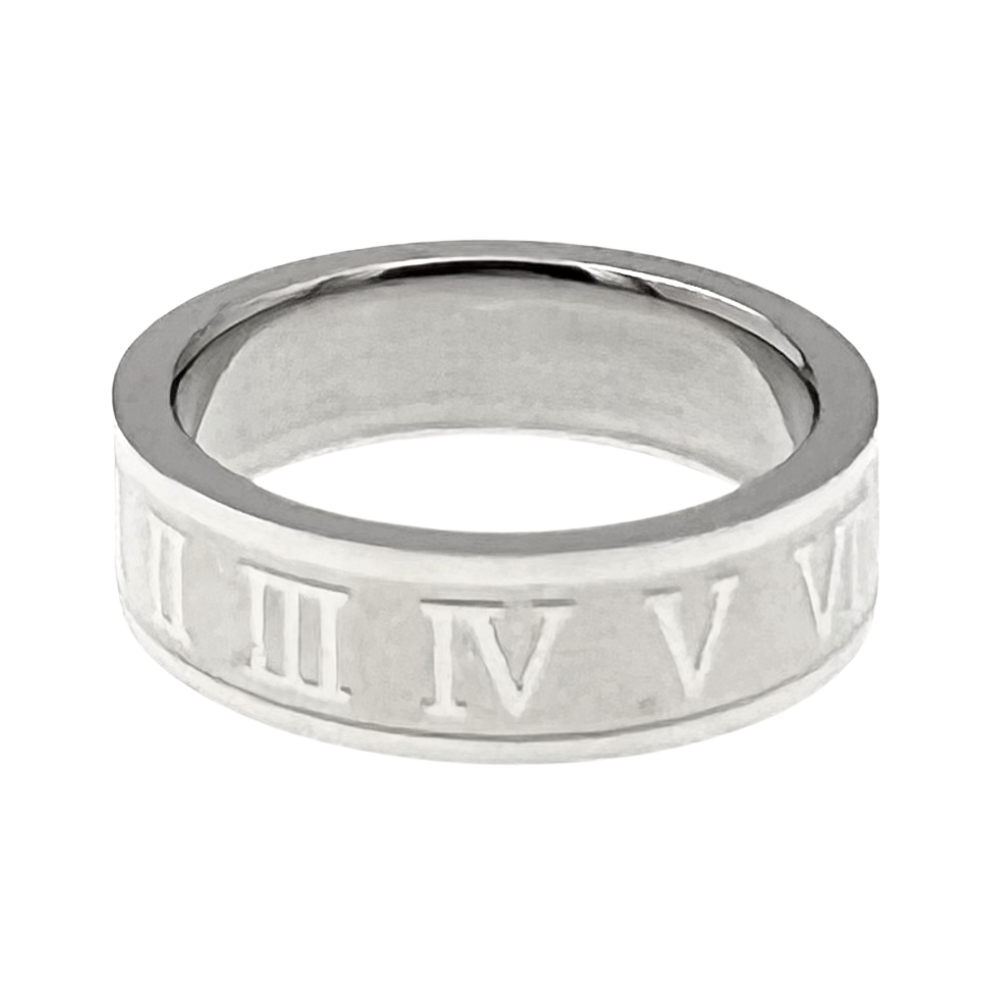 Roman Numeral Ring (10mm) | Personalized Jewelry