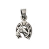 Sterling Silver Horse And Horseshoe Pendant / SSP0154