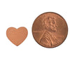 Copper Blank Heart Pendant / SBB0188