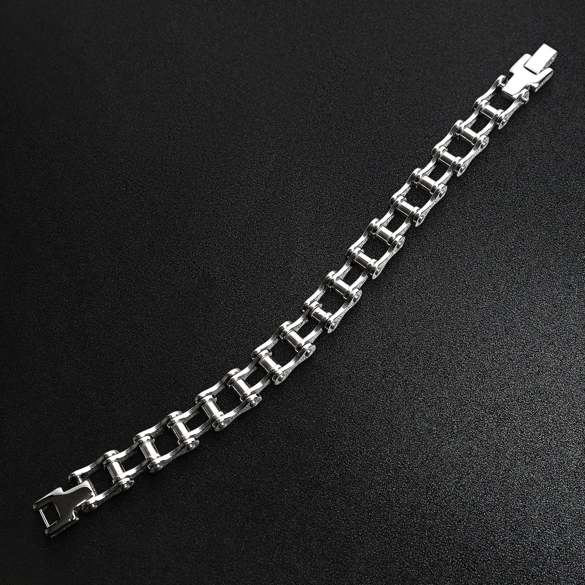 Sterling Silver Bike Chain Bracelet - Two sizes Available