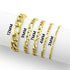 Stainless Steel 18K Gold PVD Coated Figaro Chain Bracelet or Anklet / BRJ9097