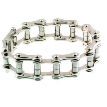 Stainless Steel Bike Chain Bracelet / WCB1004-stainless steel jewelry good- stainless steel jewelry cleaner- gold stainless steel jewelry- stainless steel jewelries- stainless steel jewelry mens