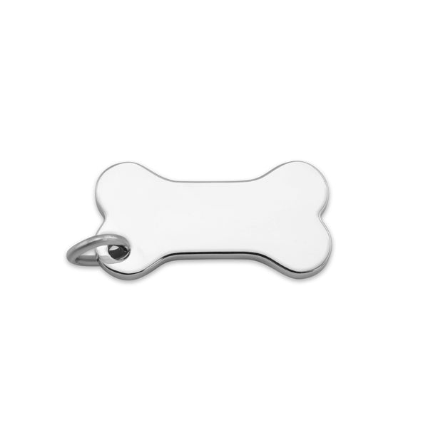Wholesale Stainless Steel Dog Bone Pendant Charm Stamping Engraving Silver
