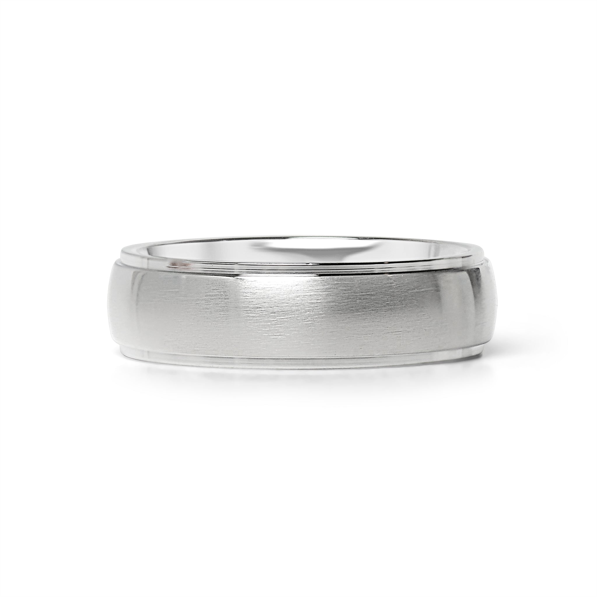 Brushed Center Polished Edge