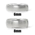 Stainless Steel Brushed Center Polished Edge Ring