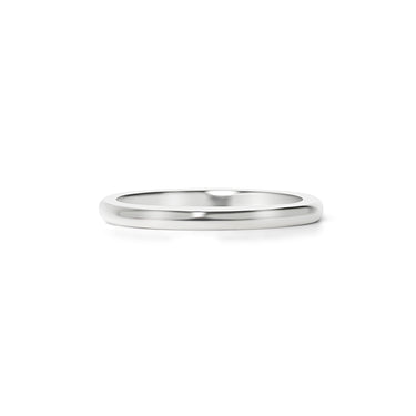 Highly Polished Rounded Stainless Steel Blank Ring 2mm - 6mm