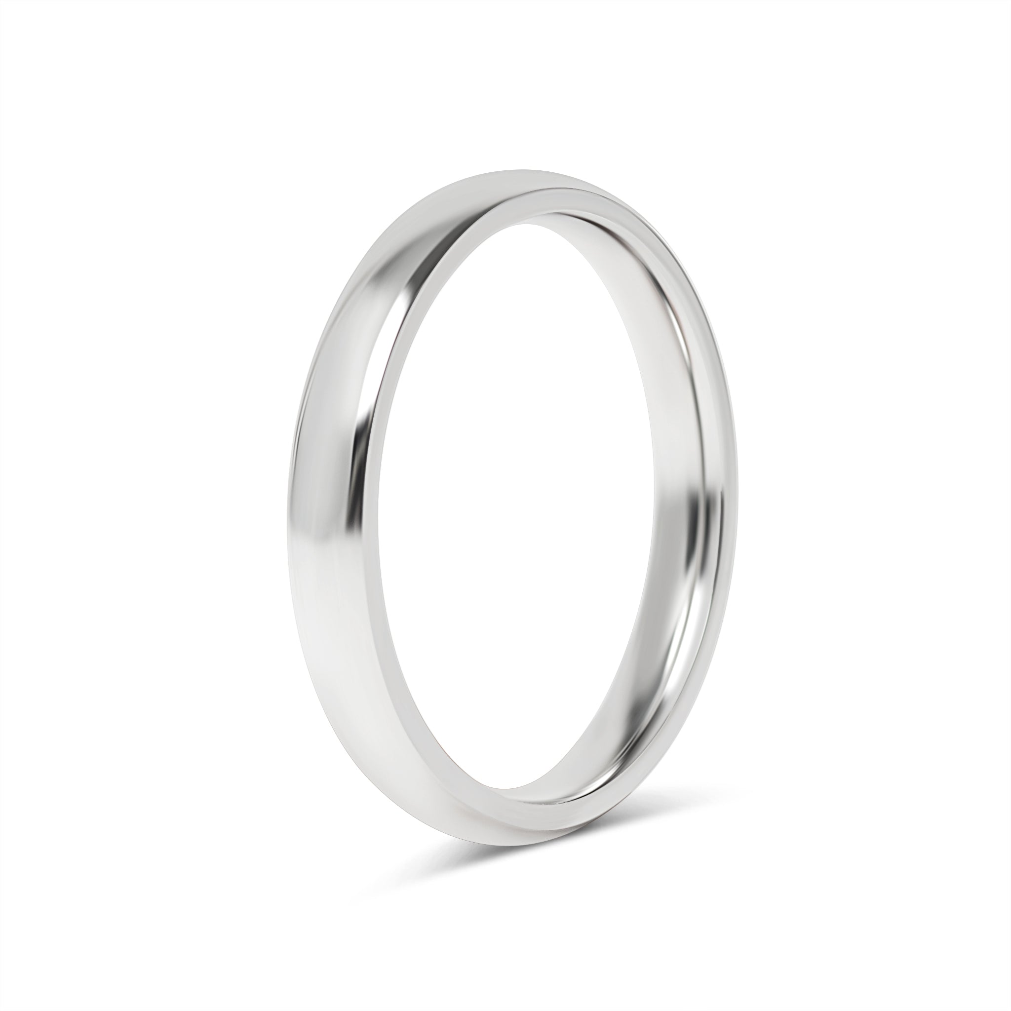 Brushed Stainless Steel Wide Band Custom Engraved Rings