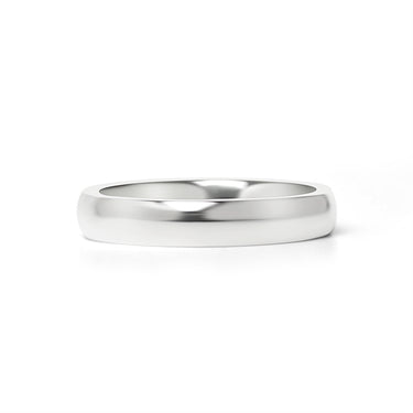 Highly Polished Rounded Stainless Steel Blank Ring 2mm - 6mm