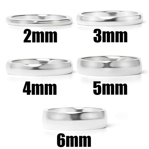ABBECIAO 25 Pack Aluminum Ring Blanks for Metal Stamping and Jewelry Making  (1/4 × 2 1/4, Ring Sizes 7-9)