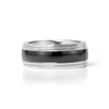 Wholesale Black Center Stainless Steel Lined Pattern Edge Ring