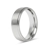 Stainless Steel Brushed Center With Grooved Edge Ring