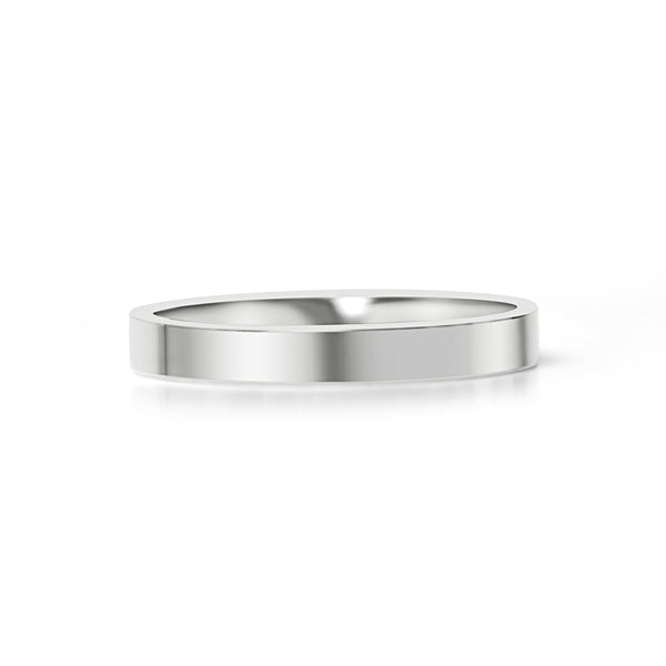 Wholesale Jewelry Flat Stainless Steel Polished Blank Ring