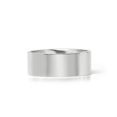 Wholesale Jewelry Flat Stainless Steel Polished Blank Ring