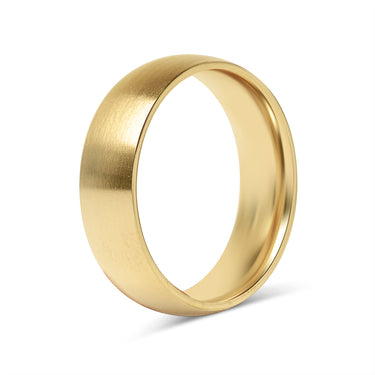 Wholesale Gold Stainless Steel Ring Brushed Stamping and Engraving
