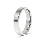 Wholesale Polished Beveled Edge Stainless Steel Ring