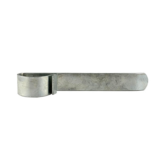 A cuff bender, or a tool used to shape cuff bracelets on its side.
