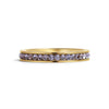 18K Gold PVD CZ Eternity Stainless Steel Ring / ETR3000