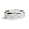 Highly Polished Stainless Steel Spinner Ring / FNS003