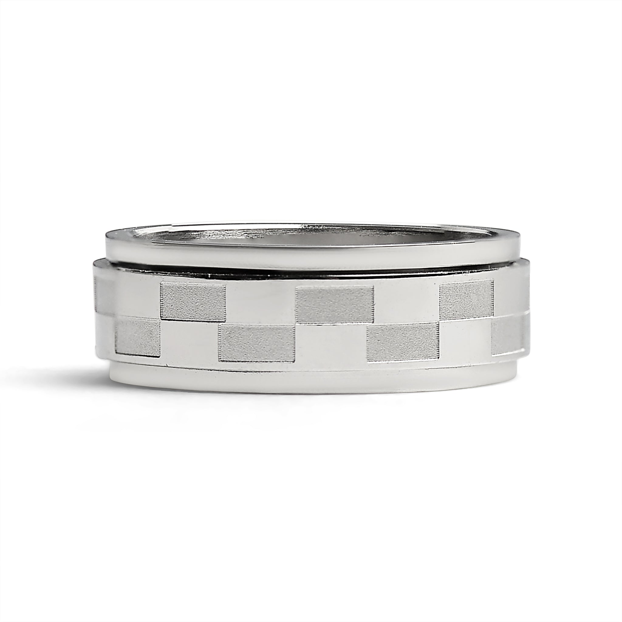 Highly Polished Stainless Steel Spinner Ring