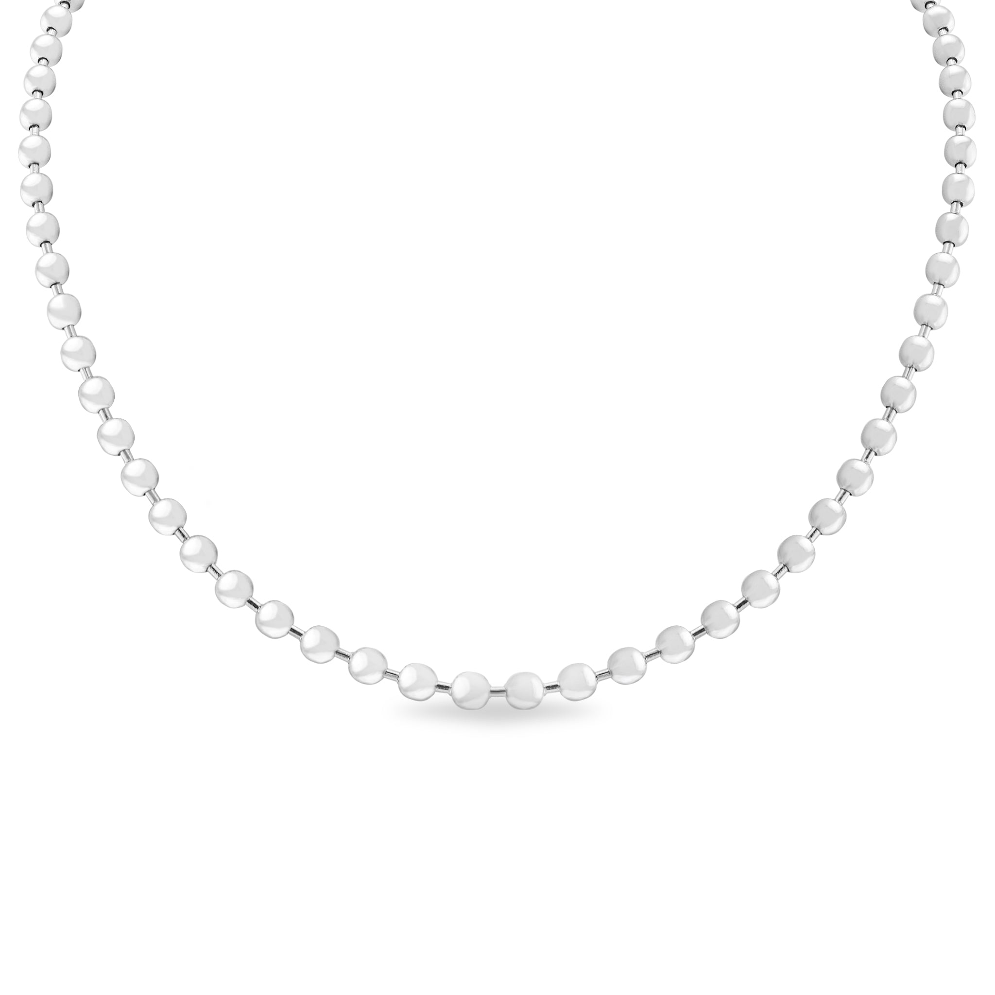 Stainless Steel Ball Bead Chain Necklace / CHJ4070