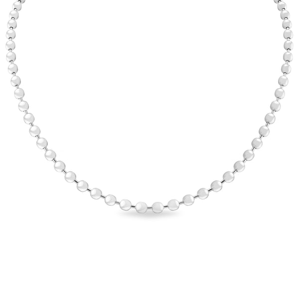 Stainless Steel Ball Bead Chain Necklace / CHJ4070