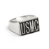 Stainless Steel "USMC" Signet Ring / MCR4062