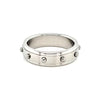 Stainless Steel Polished Studded Ring / NCZ0144