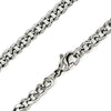 Stainless Steel Curb Chain Necklace / NKJ2500-stainless steel good for jewelry- stainless steel jewelry for women- womens stainless steel jewelry- stainless steel cleaner for jewelry- stainless steel jewelry wire