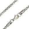 Stainless Steel Popcorn Chain Necklace / NKJ2506-gold stainless steel jewelry- stainless steel jewelries- stainless steel jewelry mens- stainless steel good for jewelry- stainless steel jewelry for women