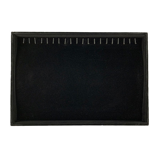 DSP0003 - Curved Necklace And Bracelet Display-Black Necklace and Bracelet display - Holders for Scarves or Jewelry - Elegant Curve Display