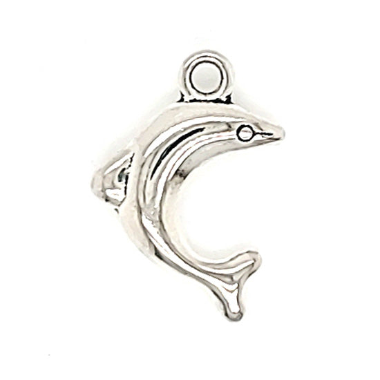 Dolphin Charm / PDJ5012alloy pendent-Lead safe- zinc based alloy- jewlery and accessories- nickel safe jewelry