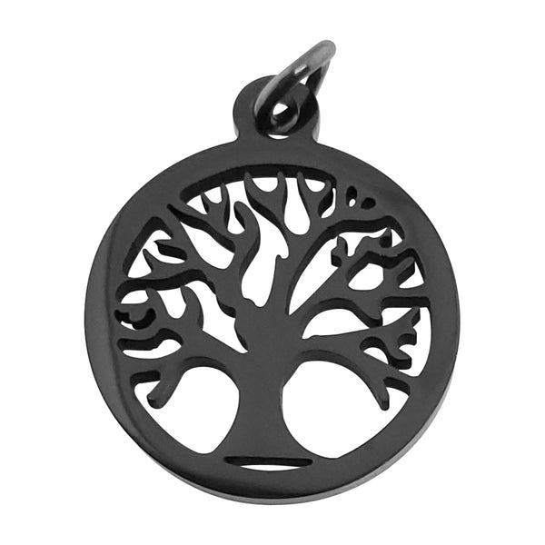 18K PVD Coated Stainless Steel Tree of Life Charm / PDC9011
