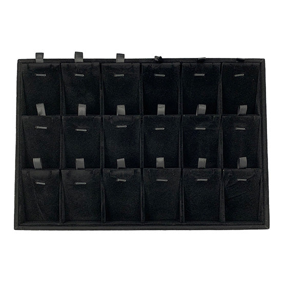 Pendant Display / DSP0002-Black Velvet Necklace Pendant - Chain Jewelry Bust Display Holder - Different Size Necklace Displays