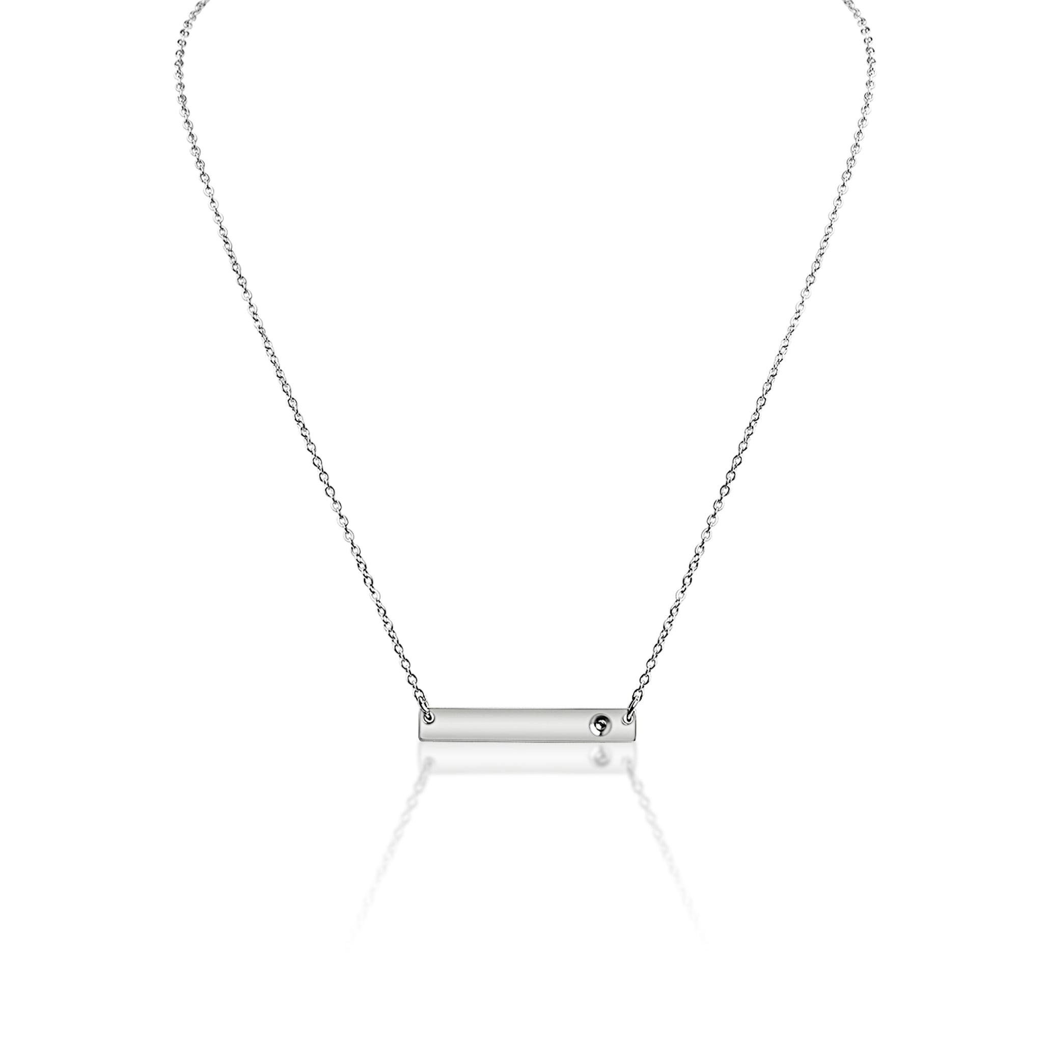 Polished Stainless Steel Stampable Necklace Sbb00114 – Wholesale ...