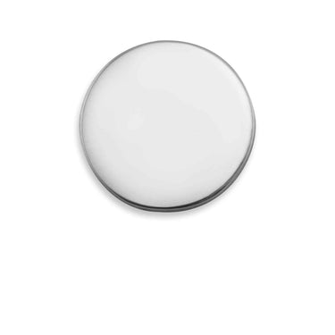 Blank Round Polished Stainless Steel Pendant