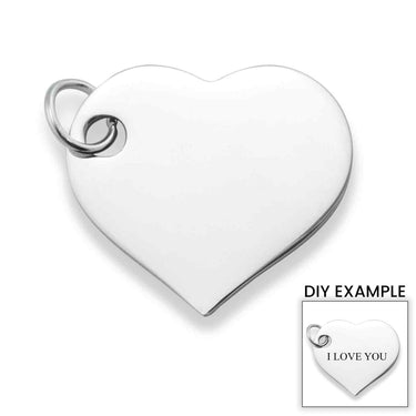 Pendant Heart In 304 Stainless Steel - Foto 2