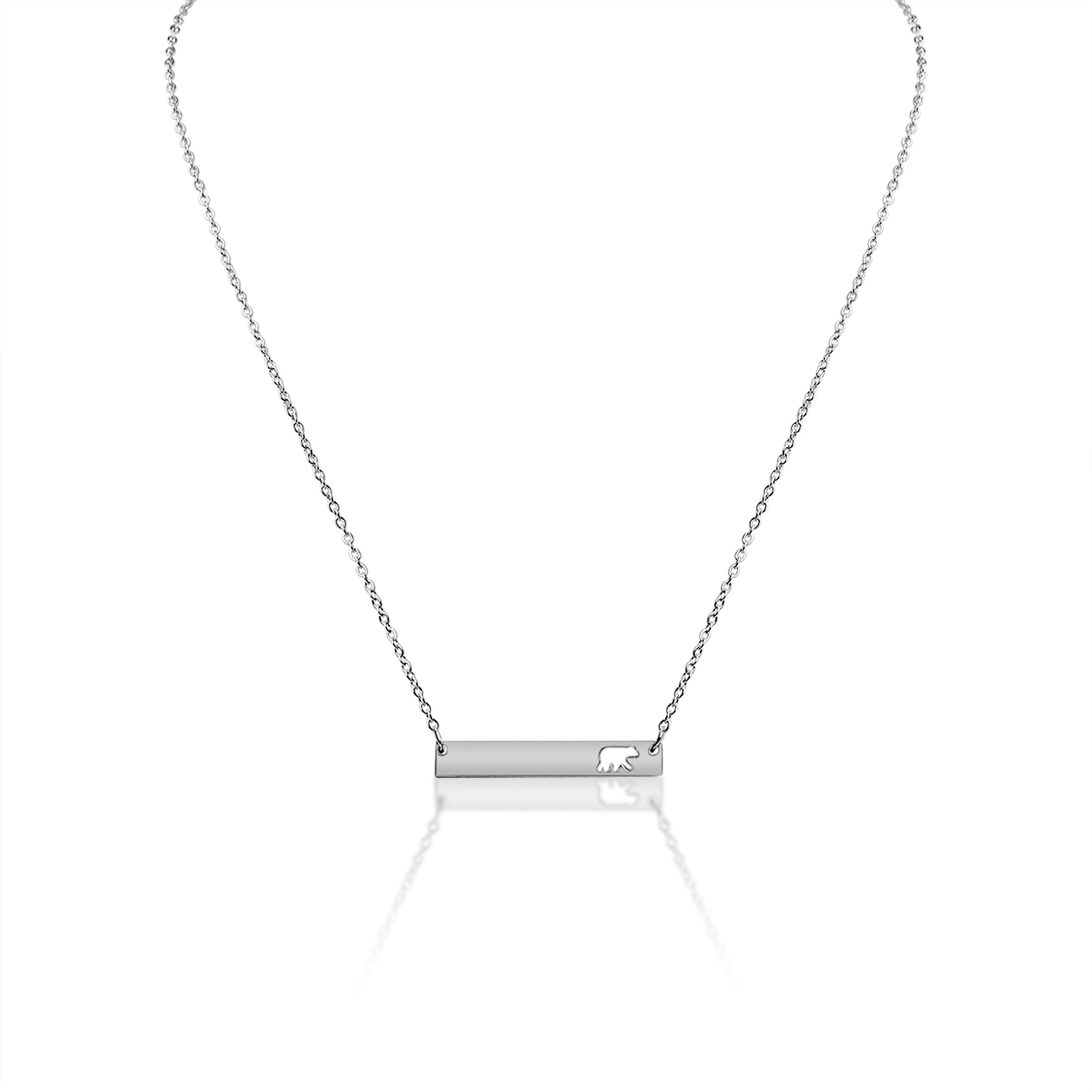 Necklace Women's Stainless Steel Chant Bah48