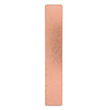 Copper blank rectangle pendant.