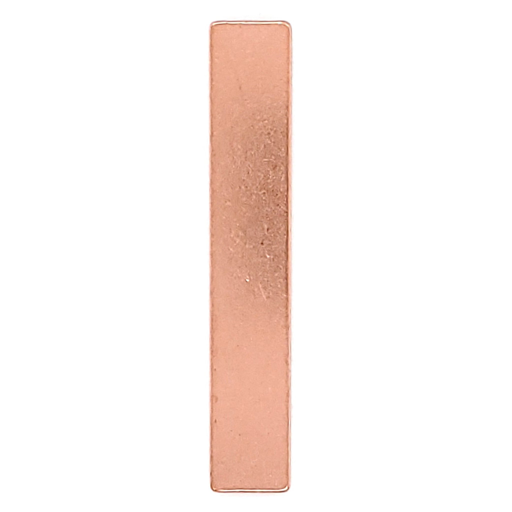 Copper blank rectangle pendant.