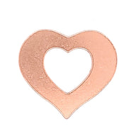 Copper blank heart outline pendant-stainless copper brass jewelry wholesale copper brass bronze jewelry difference between copper brass jewelry findings copper brass jewelry making copper jewelry brass brush copper vs brass jewelry