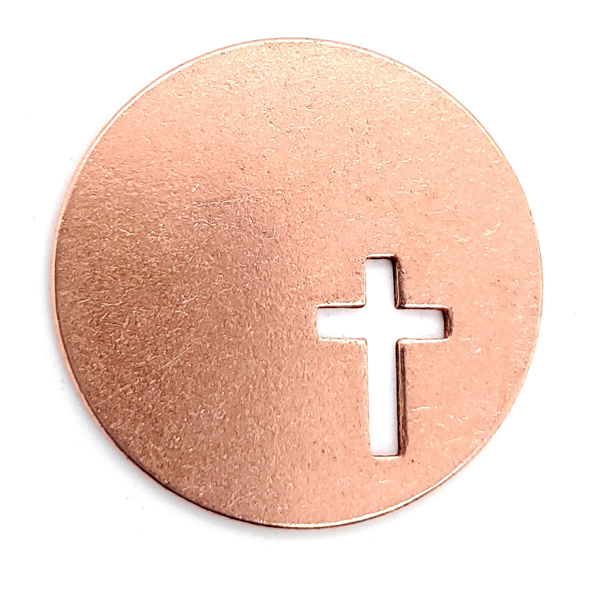 Copper blank round cross cutout pendant-copper wire jewelry copper jewelry benefits copper wire for jewelry benefits of copper jewelry cleaning copper jewelry copper jewelry making copper jewelry wire