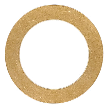 Brass blank washer pendant.